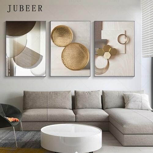 Modern Geometric Abstract Canvas Painting Minimalist Wall Art Large Paintings for Living Room Bedroom Posters Picture Home Decor