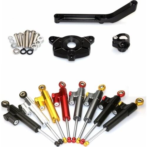 Motorcycle cnc Universal Stabilizer Damper Complete Steering Mounting Bracket For KAWASAKI Z1000 2014-2015-2016-2017