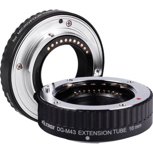 Viltrox Macro AF Auto Focus Extension DG Tube 10/16mm Ring Mount for Micro M4/3 Olympus E-P1 E-P2 E-PL1 E-PL2 G1 GF1