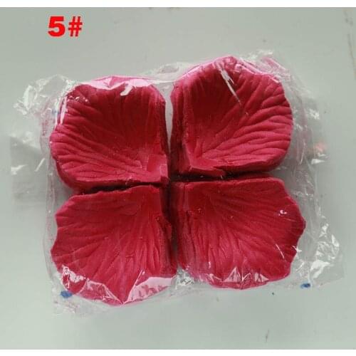 1000pcs Rose Petals wedding accessories Petalos De Rosa Wedding Decoration Artificial Fabric Wedding Rose Petals hochzeit
