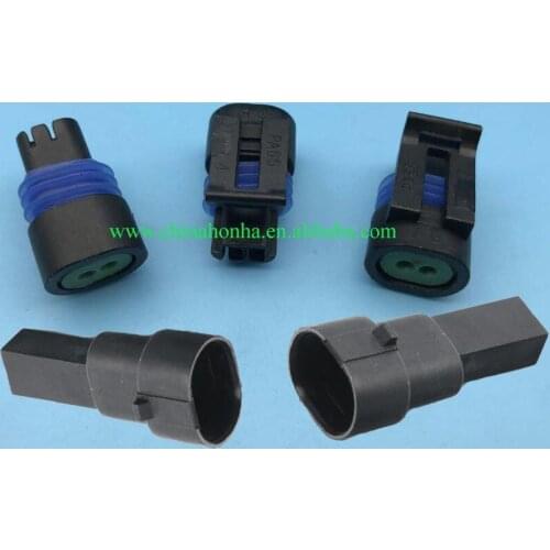 2 Pin Female And Male Auto Sensor Connector Automotive Plug Socket 12162195 12162193 for Delphi