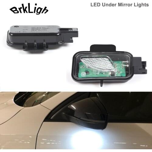 2pcs Super Bright White Canbus LED Under Side Mirror Lamps Puddle Light For VW Passat B8 3G2 Vanriant Alltrack 3G5 Arteon 3H7