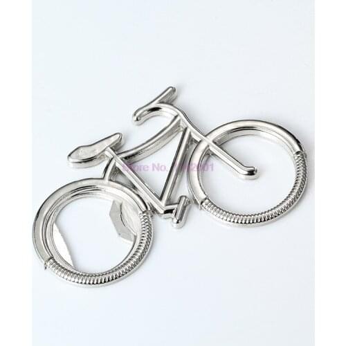 200pcs Metal Beer Bottle Opener Cute Bike Bicycle Keychain Key Rings For Lover Biker Bottle Openers Creative Gift Fashion Metal