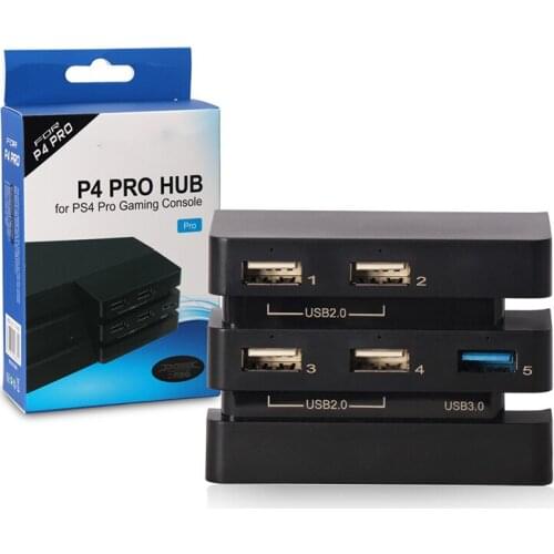 5 Port HUB, USB 3.0 + 2.0 Expansion Hub High Speed Charger Controller Splitter Expansion Adapter Gaming Console Hub