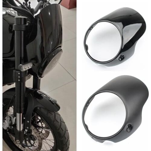 7" Motorcycle Headlight Handlebar Fairing Fit for Most Motorbike