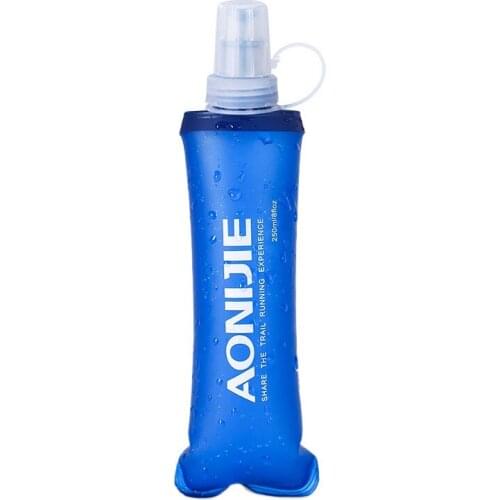 AONIJIE TPU Soft Folding Water Bottles Collapsible Water Flask for Hydration Pack Running Hiking Cycling Climbing