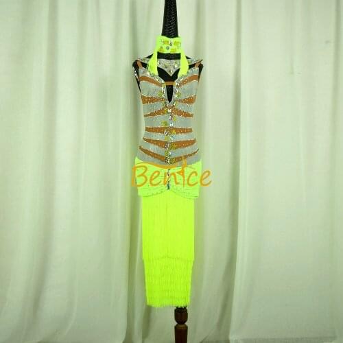 Free Shipping Latin Dance Skirt For Women Professional Sumba Dancing Skirt Adult Rumba QiaQia Latin Dress Latin Performances Dre