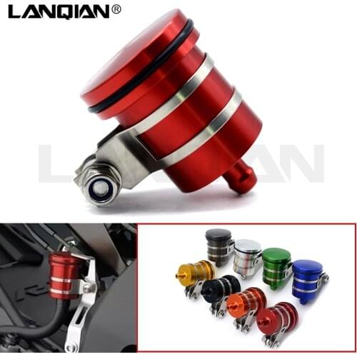 For Honda CBF600/SA/F hoRnet 250 cb400 adventure Universal CNC Motorcycle Rear Brake Fluid Reservoir Clutch Tank Oil Fluid Cup