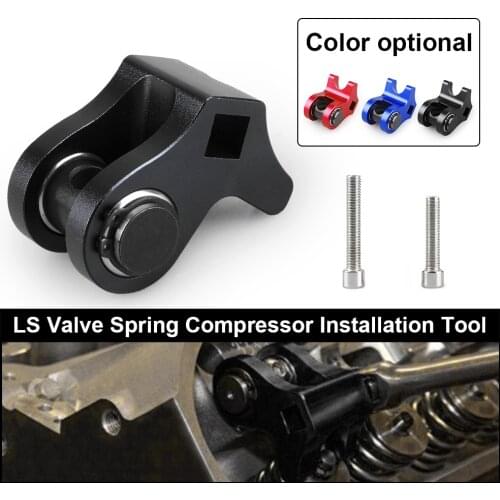 For LS1/LS2 Style Aluminum Alloy Valve Spring Compressor Cylinder Head Installation Tool Kit Black Blue Red