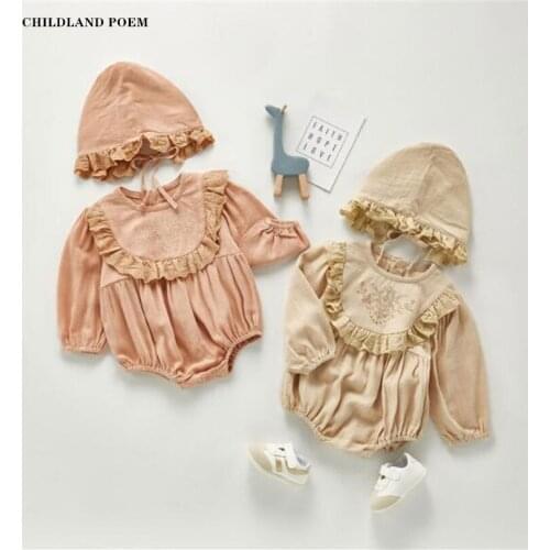 Baby Girl Clothes Autumn Baby Romper Jumpsuit Princess Newborn Baby Clothes Cotton Lace Baby Playsuit Baby Jumpsuit Girl Romper