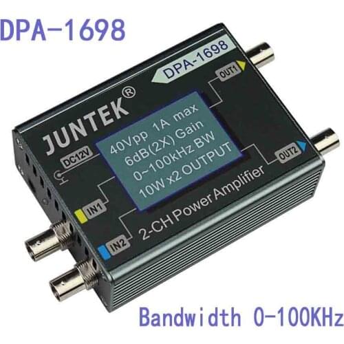 DPA1698 high power DDS dual channel function signal generator power amplifier power amplifier 40V