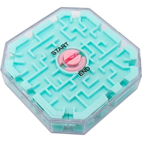 Puzzle Maze Toy Patience Games 3D Cube Case Box Fun Brain Game Toys Educational Toy For Children Challenge Balance Maze Game