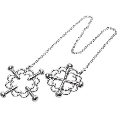 IKOKY Nipple Stimulator Nipple Clamps Stainless Steel A Pair Adult Games Sex Toys for Couple Erotic Toys Breast Clips