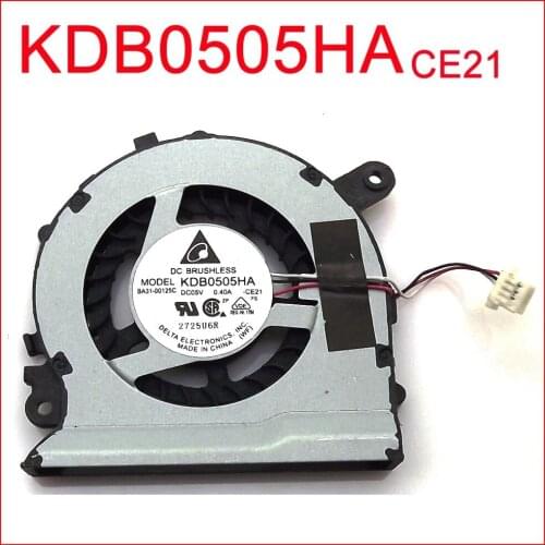 KDB0505HA-CE21 BA31-00125C 5V 0.4A Fan For SAMSUNG 530U3C 532U3C 530U3B 535U3C 540U3C NP535U3C CPU Cooling Fan