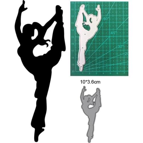 Cutting Dies Metal Cutting Dies Metal Die Cuts sport girl Theme Cut Dies for DIY Decorative Embossing Pho