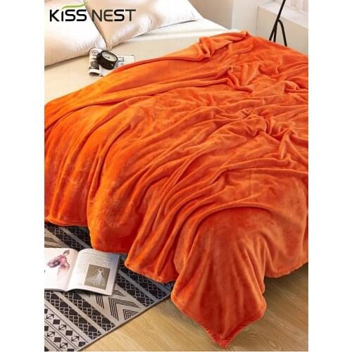 Soft Shawl Blanket, Casual Comfortable Multi-Functional Modern Flannel Fabric, Simple Style, 7 Sizes 19 Colors