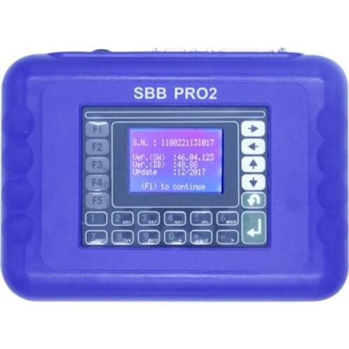 Best Price V48.99 SBB Pro2 Key Programmer Support New Cars to 2017.12 Replace SBB 46.02