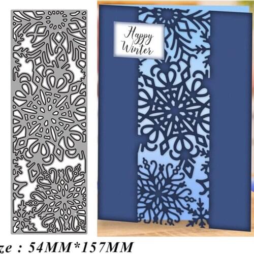 Christmas Snowflake Lace Metal Cutting Dies Stencil Scrapbooking Embossing 2021 New Christmas Craft Dies Diy Molds
