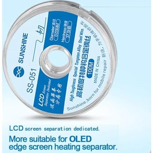 SUNSHINE molybdenum wires separate wire for OLED screen , finer and tougher