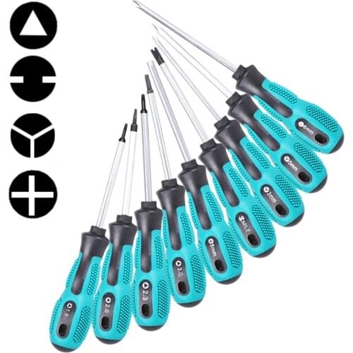 Inner Phillips Y Triangle Spanner Screwdriver Multi Bit Tools Precision Magnetic Long Screwdriver Hand Tool