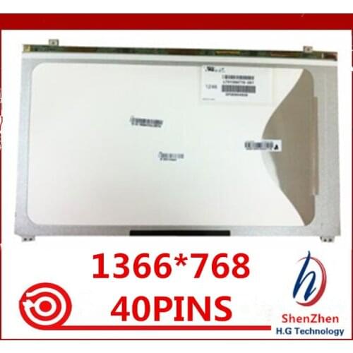 For Samsung NP300E5A 305V5A LCD Display LTN156AT19-001 LTN156AT19 LCD matrix Screen Slim 1366*768 40pins
