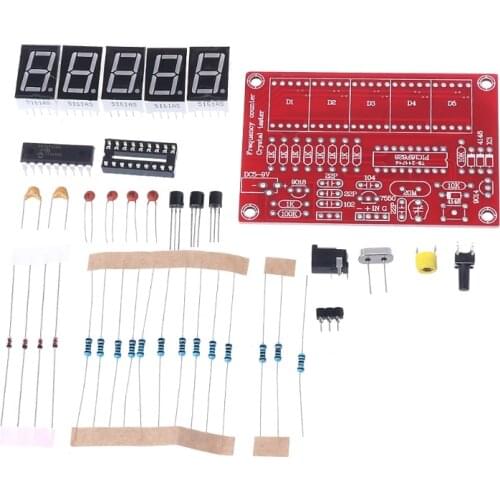 1Hz-50MHz Crystal Oscillator Frequency Counter Meter 5-Digital LED Display Kit L4MB