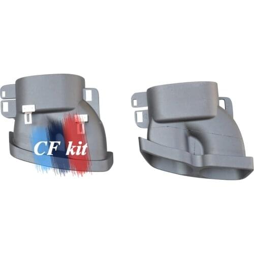 2pcs/1set Matt Black Car Exhaust Tips Muffler for Mercedes benz W205 W213 W212 Rear Diffuser Tips Pipe Tail Car Accessories