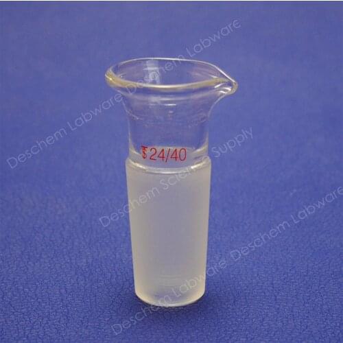24/40,Liquid Pour Adapter Matching Flask,Glass Ground Joint,Lab Glassware