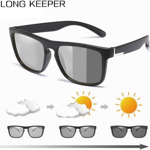 Polarized Photochromic Sunglasses Men Driving Chameleon Sun Glasses Male Change Color Driver Goggles Anti-UV Lentes Sol Hombre