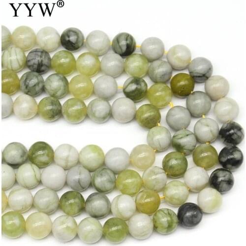 Natural Unakite Stone Beads 4/6/8/10/12mm Round Loose Spacer Beads For Jewelry Making Diy Bracelet Necklace Charm Length 38cm