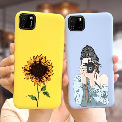 Honor 9S Case Soft Silicone Cute Sunflower Cover For Huawei Honor 9S 9 S DUA-LX9 Phone Cases Honor9S Back Cover Shockproof Coque