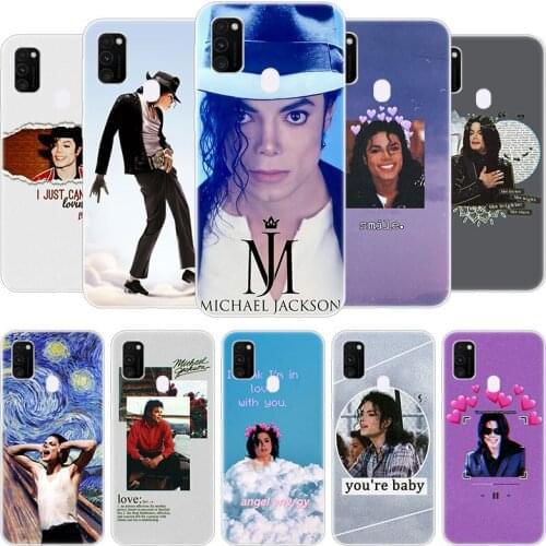 Forever Michael Jackson Soft Case for Samsung Galaxy F41 M01 Core M02S M12 M21S M30S M31S M42 M51 M62 A6 A7 A8 Plus 2018 Cover