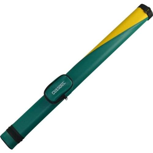 Cuesoul Two Tone 1 Butt X 1 Shaft Pool Cue Tube Case Green Billiard Canister
