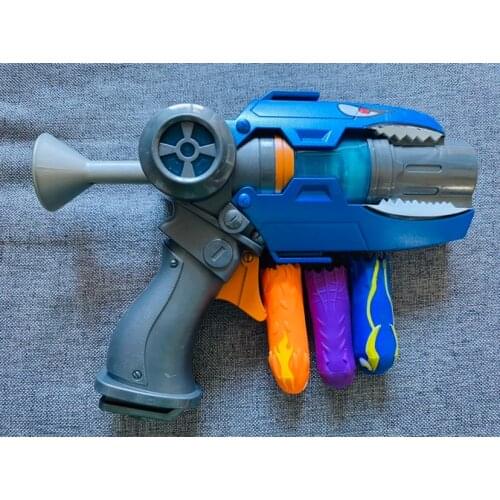 22cm Blue Orange blue Generation 1 Slugterra Gun Toy with 3 Bullets 1 Slug-terra doll Boy Pistol Gun d12