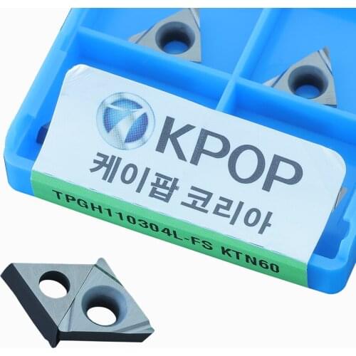 Ceramic Insert TPGH TPGH110304 L FS KN60 CNC Lathe Machine High Quality Turning Tool TPGH090204 TPGH080204