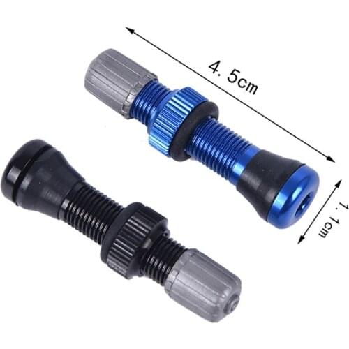 1pc 45mm MTB Bicycle Schrader Tubeless Valve for Mountain Bike Valve Rim Wheel Tubeless Tire Tyre Valve Bicycle Accessories