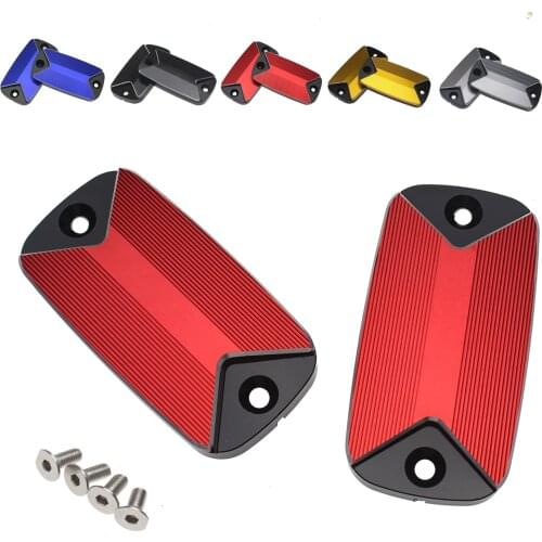 Motorcycle CNC Front Brake Fluid Reservoir Cover Cap For Yamaha VFR800X Crossrunner VFR800F VFR1200X Crosstourer 2014-2017