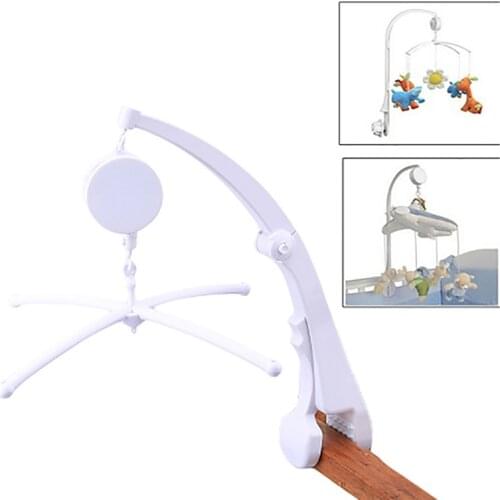 Baby Crib Mobile Baby Rattle Toys 0-12 Months Rotary White Newborn Baby Music Box Bed Bell Toys Holder Bracket Mobile On The Bed