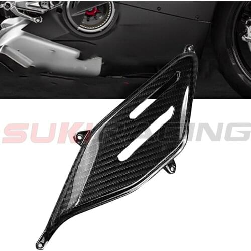 Panigale V4 V4S V4R 2018-2020 Carbon Fibre Motorcycle Belly Pan Pad Cover For Ducati Panigale V4 V4S V4R 2018 2019 2020