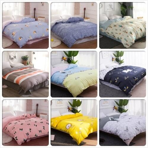 High Quality Soft Cotton 1pcs Duvet Cover Bedding Bag Kids Child Single Twin Queen King Double Size Quilt Comforter Case 200x230