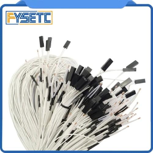 10pcs 100K ohm NTC 3950 Thermistors With Cable For 3d Printer Mend RAMPS 1.4 A4988 MK2B Heatbed