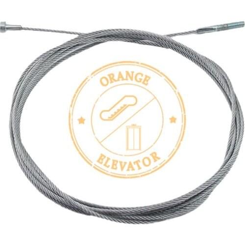 10PCS/Lot Elevator wire rope length 3180mm diameter 3mm screw M6