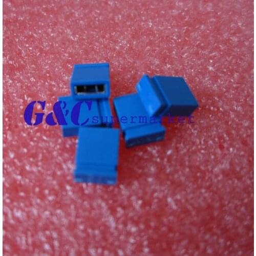 100Pcs Blue 2.54mm Jumper Cap mini Jumper Short Circuit Cap Connection Closed diy electronics