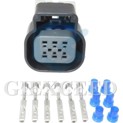 2 Sets 6 Pin 15355297 15418498 Automotive Waterproof Female Plug VE Throttle Motor Drive Connector Socket For BUICK