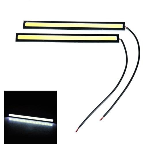 2pcs 17 CM COB LED Car Lamp External Lights Auto Waterproof Car StylingDaytime Driving Fog Lights Vehicle Daytime Running Light