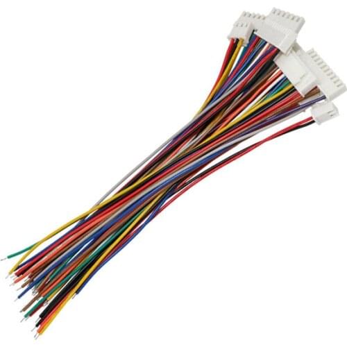 22AWG XH 2.54 XHB2.54 XHB Cable wire harnes 20cm 2P 3P 4P 5P 6P 7P 8P 9P 10P XH2.54 Single Head Wire 200mm Length wire XHB2.54mm