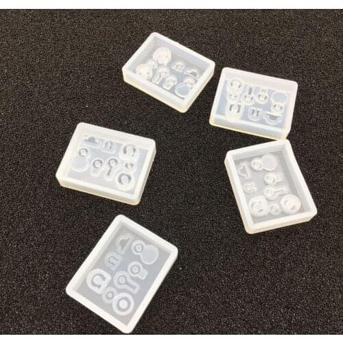 2018 1PC Pendant Buckle Circle liquid silicone mold DIY resin jewelry mold for epoxy resin uv resin mold