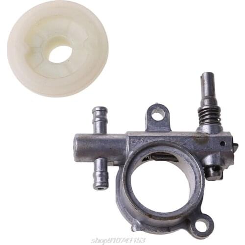 2500/3800 Chainsaw Spare Parts Chainsaw Oil Pump With Worm Drive Gear Fits Chain Saw 25CC/38CC D21 20 Dropshipping