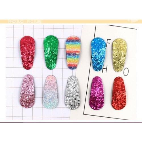 500set 2pcs/set Solid Color Kids Hair Clip Cute Girls Hairpins Glittle Hair Pin