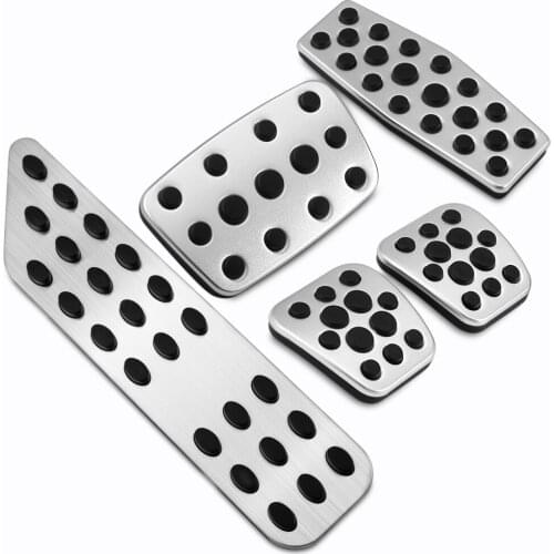 Aluminum Car Pedal Pads Pedals Cover for Chevrolet Cruze Trax Malibu for Opel Mokka 2013-2015 ASTRA J Insignia